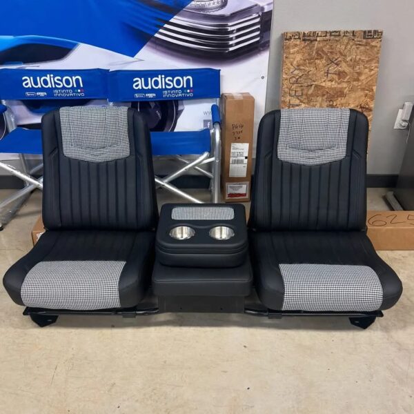 C10 Black Bucket Seats fits 1960-66 1967-72 and 1973-87