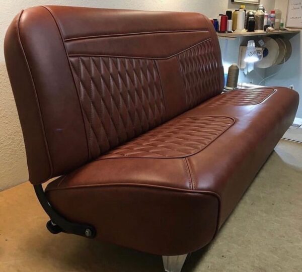 1972-1991 C10 Brown Leather Bench Seat