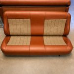 Bench Seat in distinctive two-tone Medium Copper and Indio Tan paint