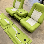 Bucket Seats in lime green